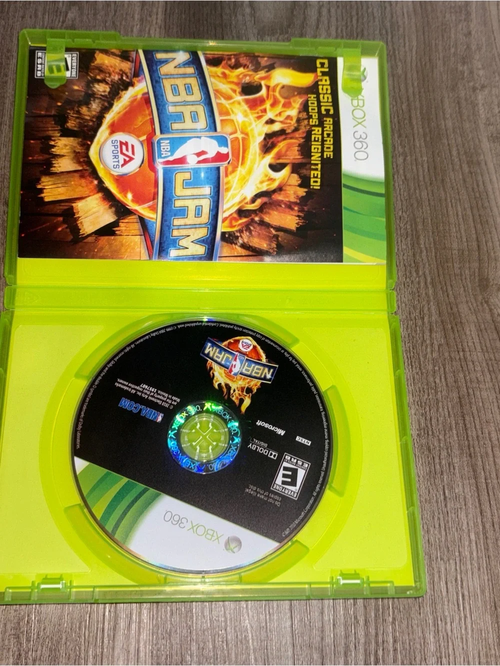 NBA Jam for Xbox 360 - Green Case